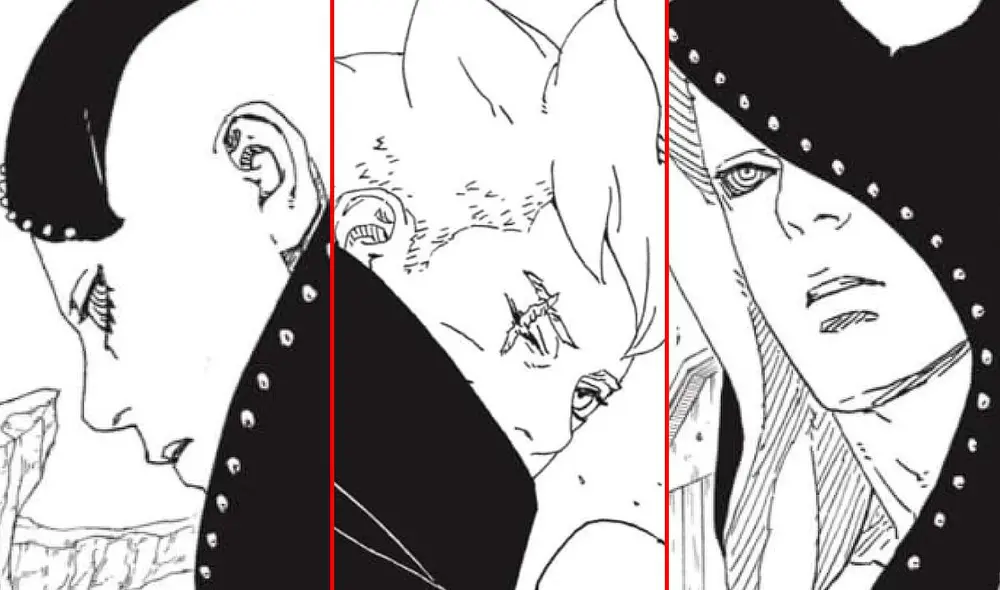 En el capítulo 12 de ‘Boruto: Two Blue Vortex’, Boruto se medirá contra los árboles divinos, quienes atacaron la Aldea de la Hoja. Foto: composición LR/Manga Plus