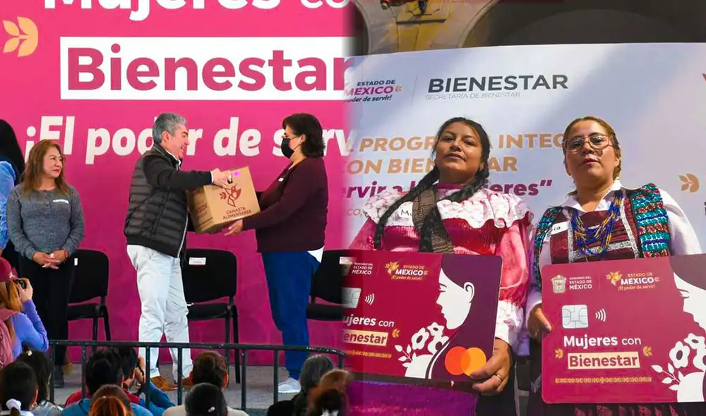 El programa Mujeres con Bienestar proporciona una beneficio económico de 2.500 pesos mexicanos por bimestre, además de acceso a servicios gratuitos y descuentos. Foto: Composición LR/Cuartoscuro/Edomex
