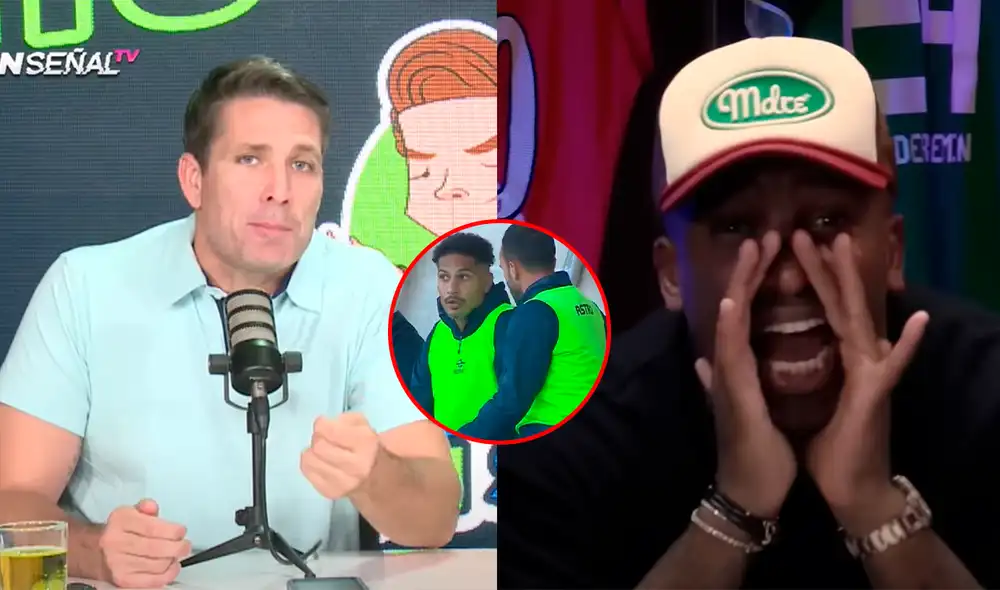 'Paco' Bazán le aconsejó a Farfán que diga el nombre de quien tildó como falso. Foto: composición LR/captura de 'Con señal TV'/'Enfocados'/L1 Max