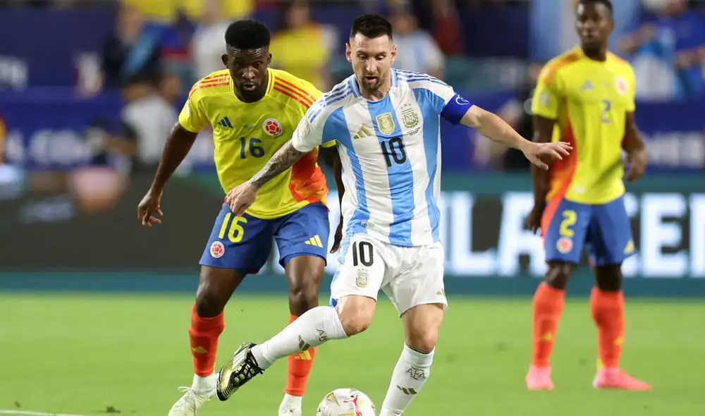 Lionel Messi es titular en la final de la Copa América ente Argentina y Colombia. Foto: AFP