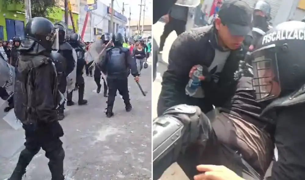 Fiscalizadores resultan heridos tras operativo. Foto: La República Fiscalizadores resultan heridos tras operativo. Foto: La República