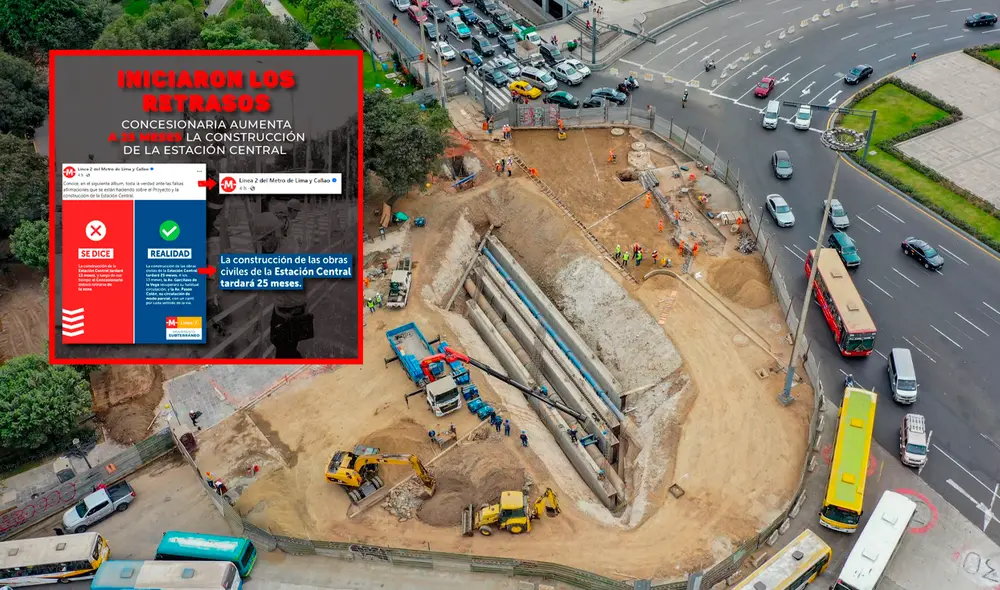 La estación central de la Línea 2 del Metro de Lima se ubicará debajo de la av. Paseo Colón, entre la av. Garcilaso de la Vega y el jr. Washington, en el Cercado de Lima. Foto: composición LR/Andina/Rafael López Aliaga/Facebook