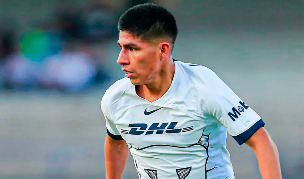 Piero Quispe llegó a Pumas UNAM procedente de Universitario de Deportes. Foto: Pumas UNAM