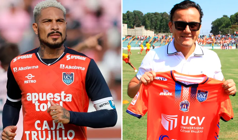 Paolo Guerrero solo ha anotado 3 goles en César Vallejo. Foto: composición GLR.