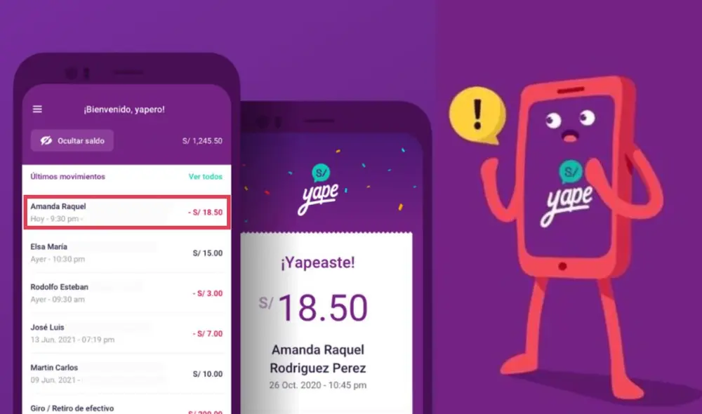 Yape empezó a cobrar una comisión a partir de mayo de 2024. Foto: Composición