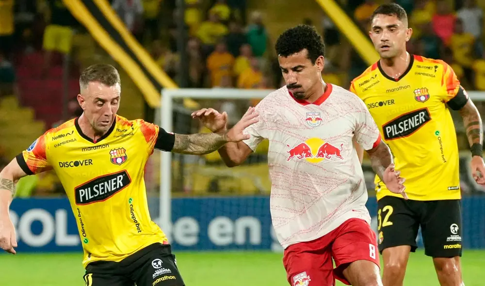 Barcelona SC enfrentó a Red Bull Bragantino por la Copa Sudamericana. Foto: Conmebol