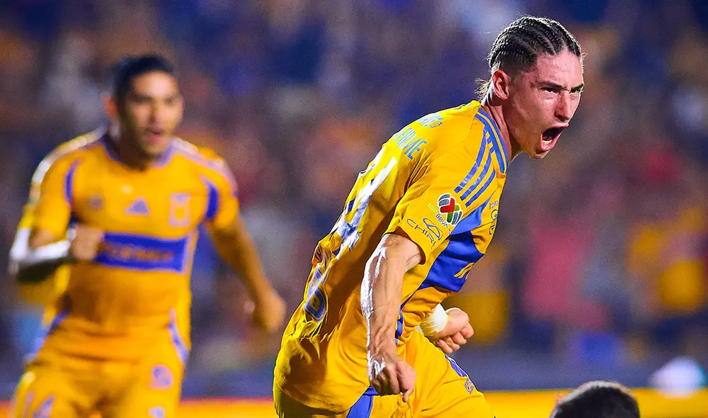 El equipo felino volvió a ganarle como local al América luego de siete años. Foto: Tigres UANL