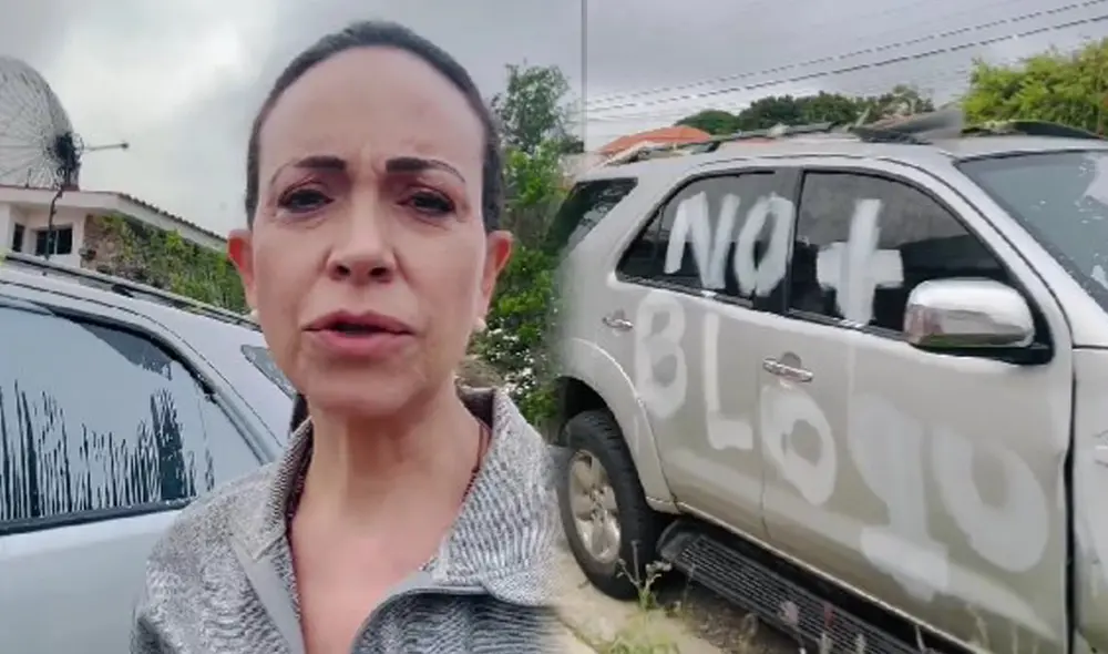 María Corina Machado denunció que cortaron la manguera de los frenos a 2 camionetas. Foto: composición LR/ X/ Maria Corina Machado María Corina Machado denunció que cortaron la manguera de los frenos a 2 camionetas. Foto: composición LR/ X/ Maria Corina Machado