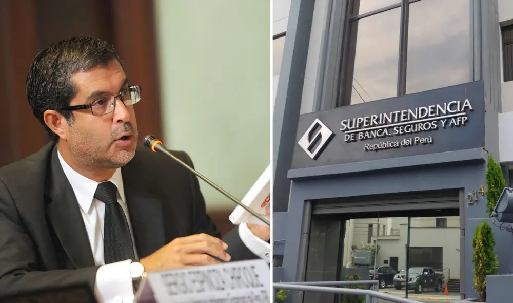 Desde el año 2009, Sergio Espinosa Chiroque ocupaba el cargo de superintendente adjunto en la Unidad de Inteligencia Financiera del Perú dentro de la SBS.Foto: composición LR / Andina