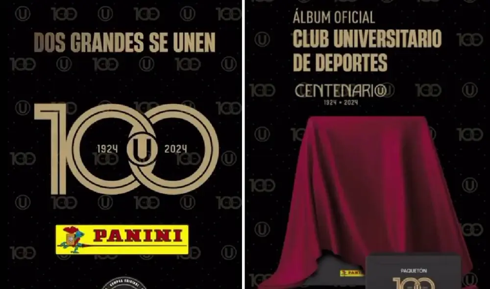 Todos los hinchas cremas podrán tener su álbum tapa dura de Universitario en sus hogares. Foto: Panini