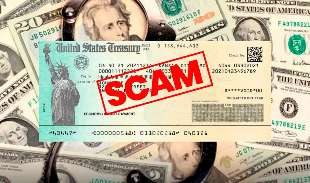 El IRS señala que existen distintas modalidades que utilizan para estafar a los beneficiarios del cheque de estímulo. Foto: composición LR/Telemundo/AARP