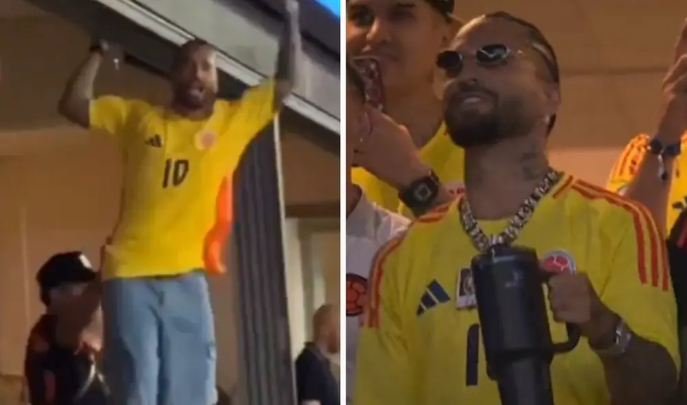 Maluma tuvo iun intercado con seguidores de Argentina en la Copa América 2024. Foto: composicón LR/RLC/CONMEBOL