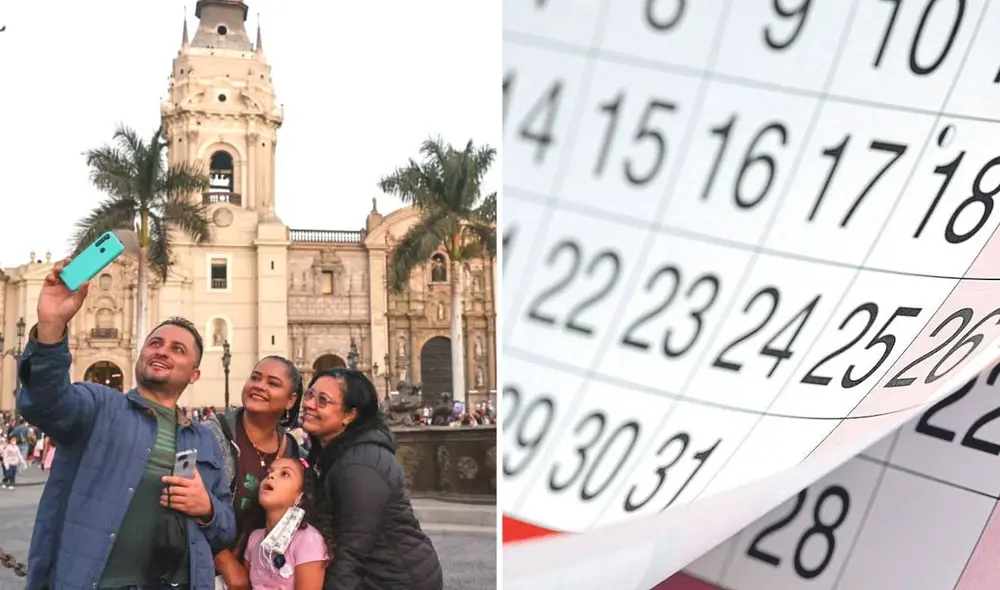 Para este 2024, el gobierno oficializó 16 feriados nacionales. Foto: Andina/Lr
