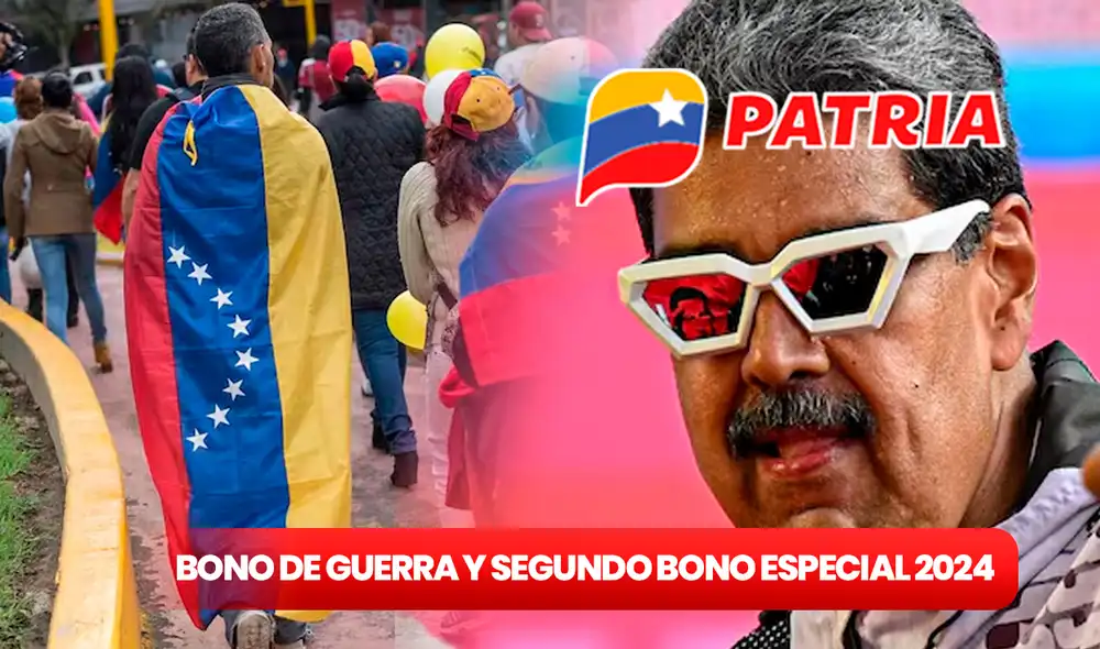 Mira AQUÍ las principales noticias en torno al Bono de Guerra Económica y el Segundo Bono Especial de julio 2024. Foto: composiciónLR/Patria. Mira AQUÍ las principales noticias en torno al Bono de Guerra Económica y el Segundo Bono Especial de julio 2024. Foto: composiciónLR/Patria.