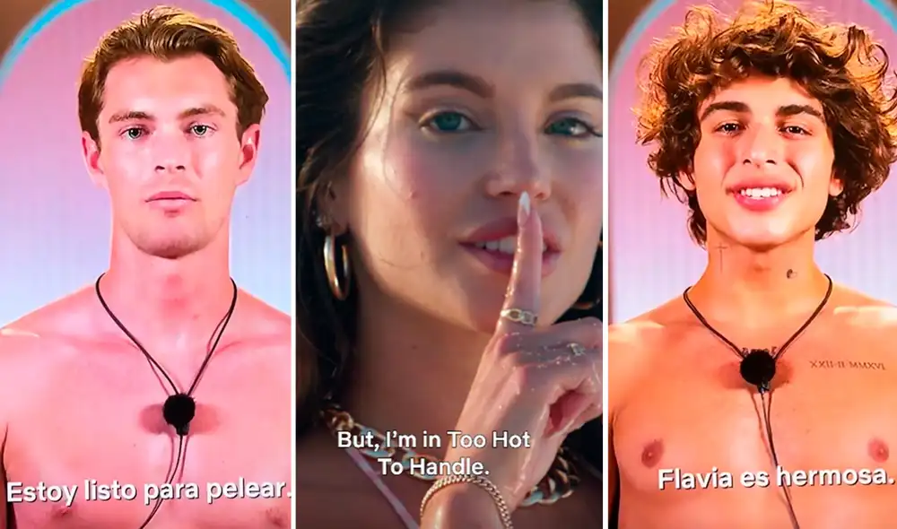 Flavia Laos causó gran revuelo con su regreso a 'Too hot to handle'. Foto: Composición LR/Captura Netflix/Captura Instagram
