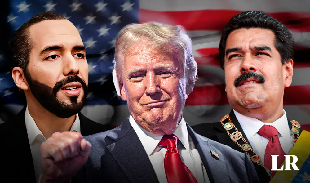 Donald Trump declaró que Estados Unidos sufre una ola de violencia, gracias a los criminales que vienen de Venezuela y El Salvador. Foto: composición LR/Jazmin Ceras/AFP