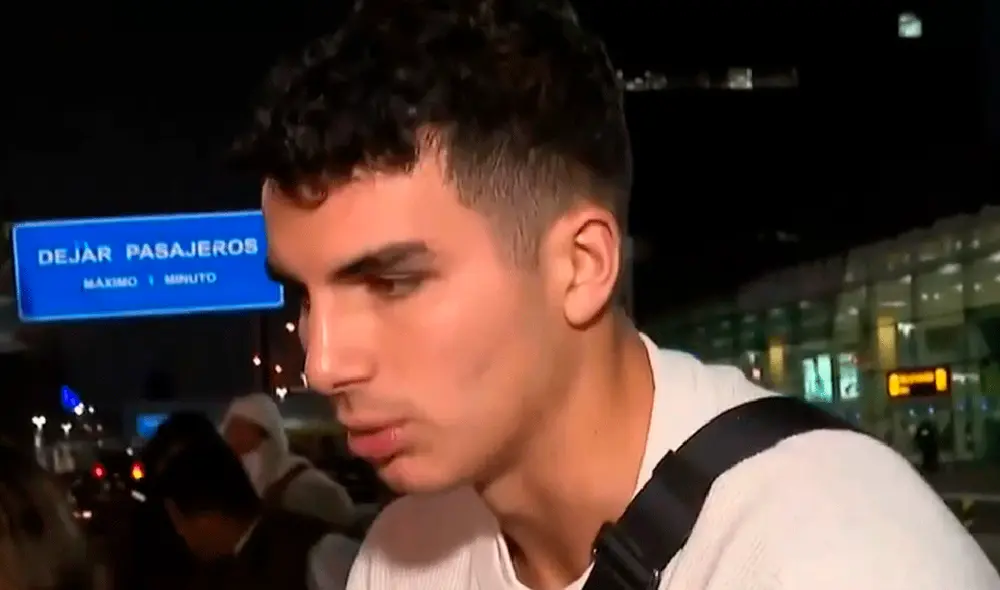 Matías Succar llegó a Lima para incorporarse a su nuevo equipo de La Victoria. Foto: captura de pantalla Canal N