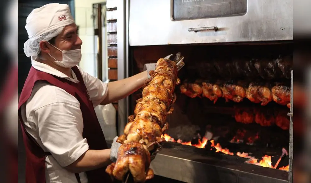 Pollo a la brasa se traduce en el 20% de la producción nacional. Fuente: Andina