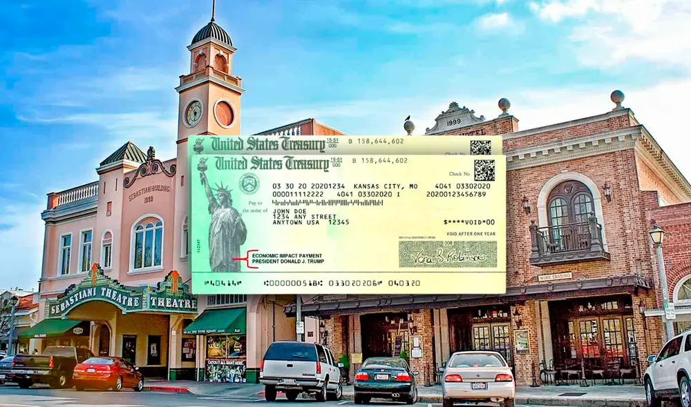 El estado de California entregará cheques de estimulo mediante un programa social. Foto: Composición LR