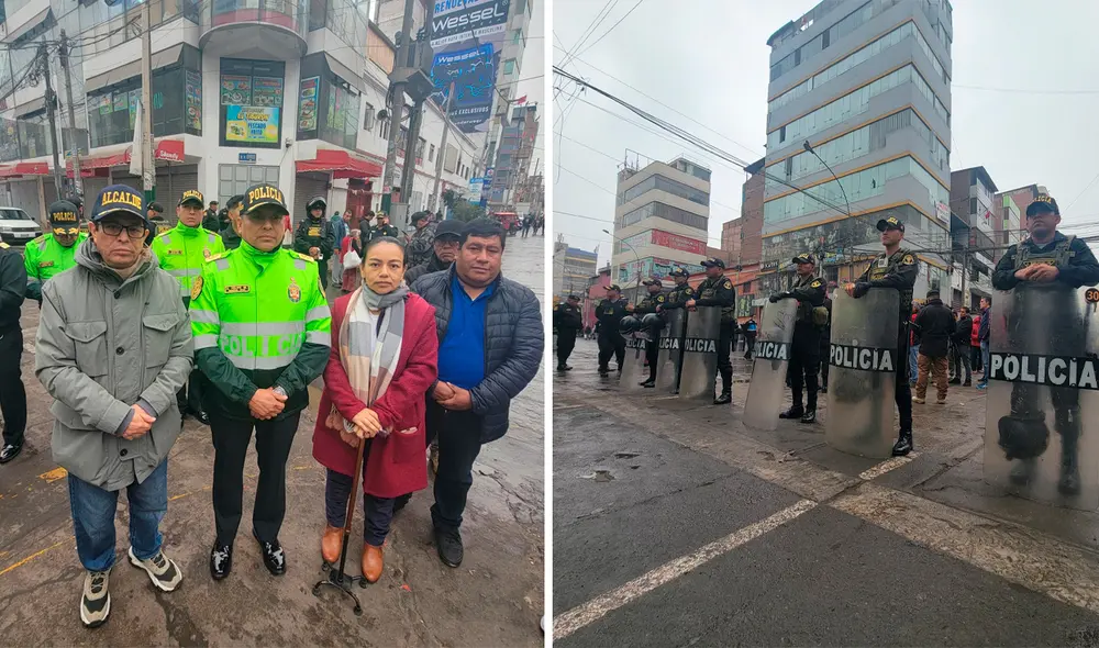 Comerciantes exigen presencia policial constante en el emporio comercial más grade del país. Foto: composición/Kevin García/La República