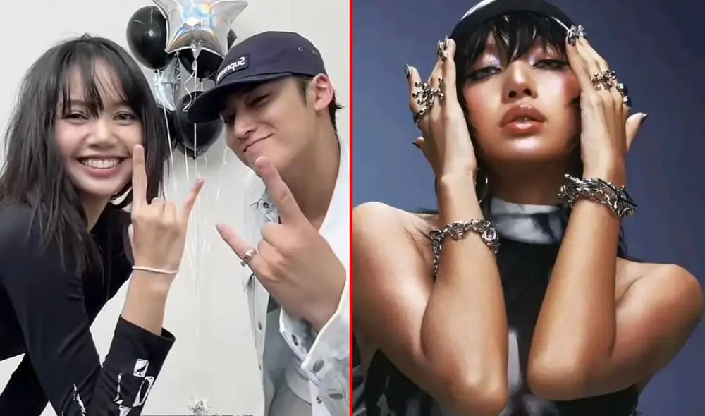 Lisa, la más joven de BLACKPINK, regresó a la escena musical con el sencillo digital 'Rockstar'. Foto: composición LR/TikTok/Lloud