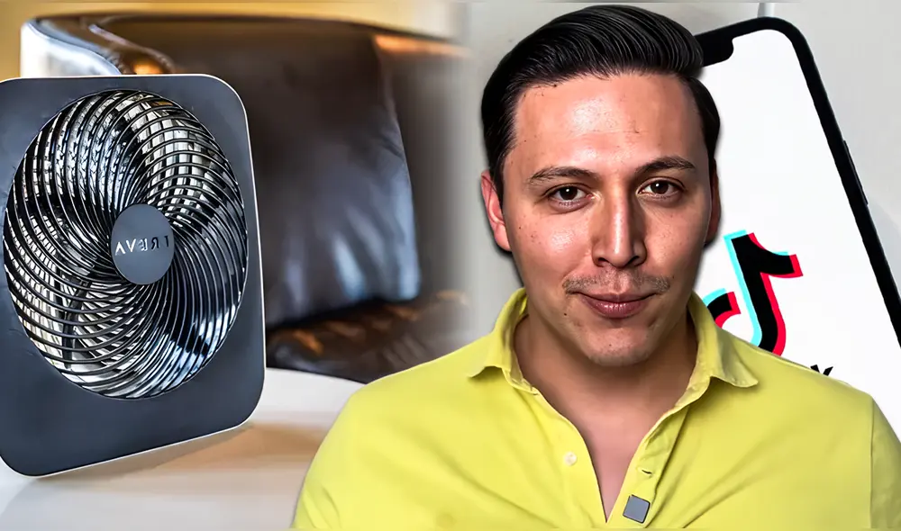 A través de su cuenta de Tiktok, el arquitecto Leonardo Rogel, compartió un método similar al de los ventiladores con depósito de agua. Foto: Composición LR | Tiktok | Metricool