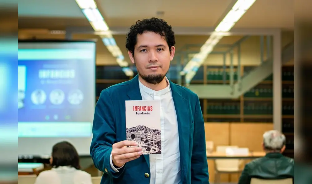 Bryan Paredes presenta su libro Infancias. Bryan Paredes presenta su libro Infancias.