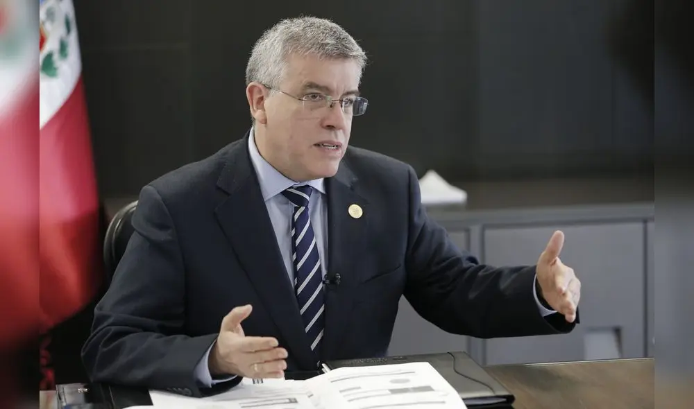 El magistrado De la Haza defiende la JNJ, institución amenazada por el Congreso. Foto: JNJ El magistrado De la Haza defiende la JNJ, institución amenazada por el Congreso. Foto: JNJ