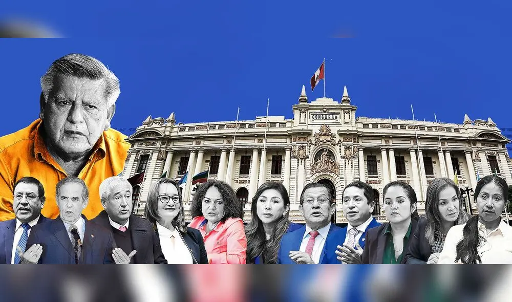 La bancada actual de APP y su líder, César Acuña.