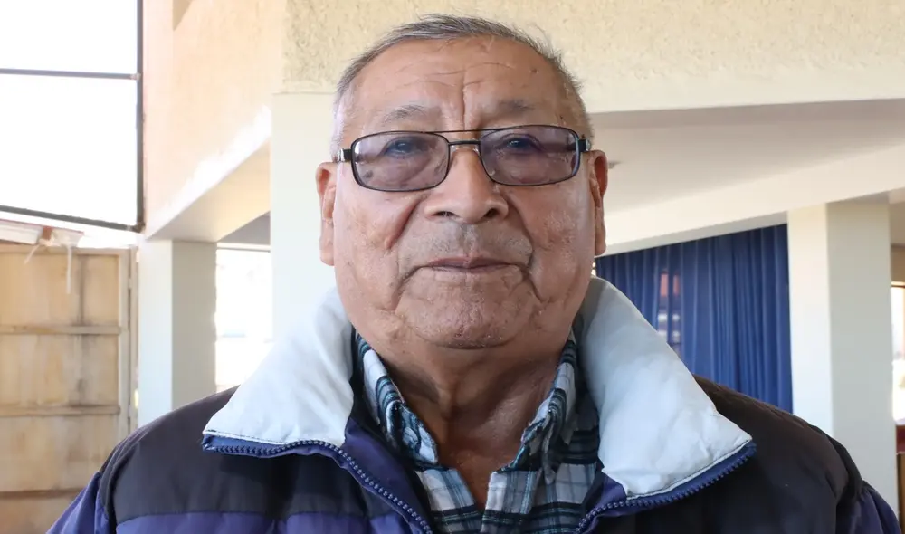 Genaro Aguilar, dirigente de San Mateo de Huanchor, comunidad afectada por los relaves. Foto: Red Muqui