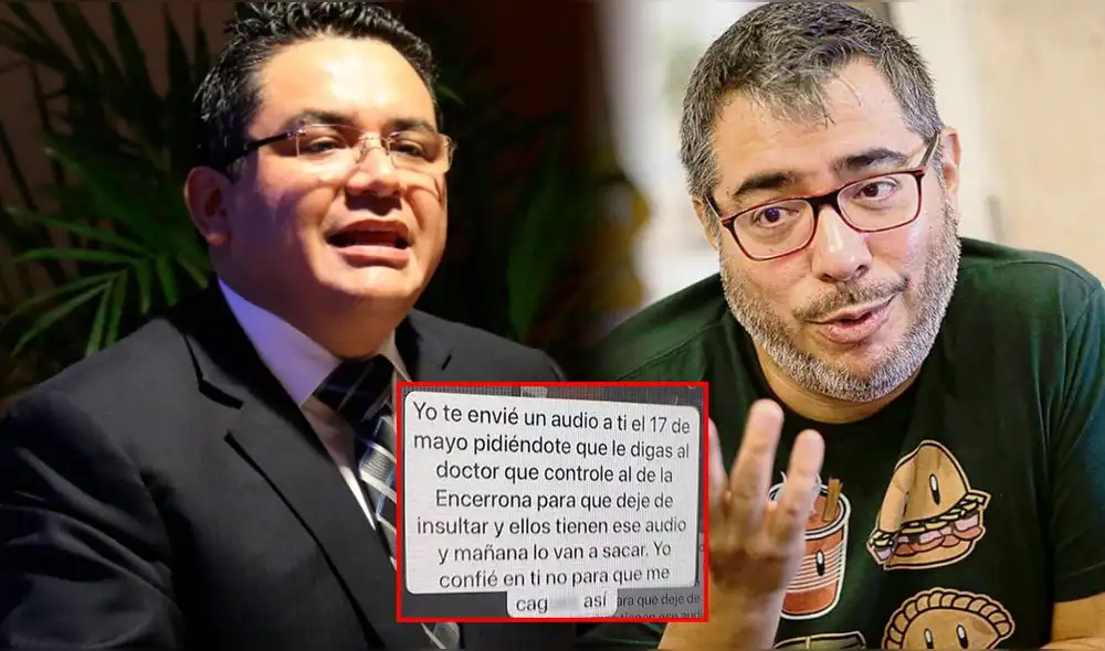 Frente a la denuncia, Juan José Santiváñez cuestionó la veracidad del audio y amenazó con recurrir a la vía judicial. Foto: composiciónLR/Laura Gamero/Rodrigo Talavera/La República Frente a la denuncia, Juan José Santiváñez cuestionó la veracidad del audio y amenazó con recurrir a la vía judicial. Foto: composiciónLR/Laura Gamero/Rodrigo Talavera/La República