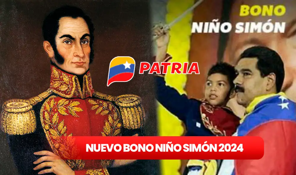 El natalicio de Simón Bolívar y el Día del Niño llega con un Nuevo Bono de la Patria a Venezuela. Foto: composición LR/Patria.