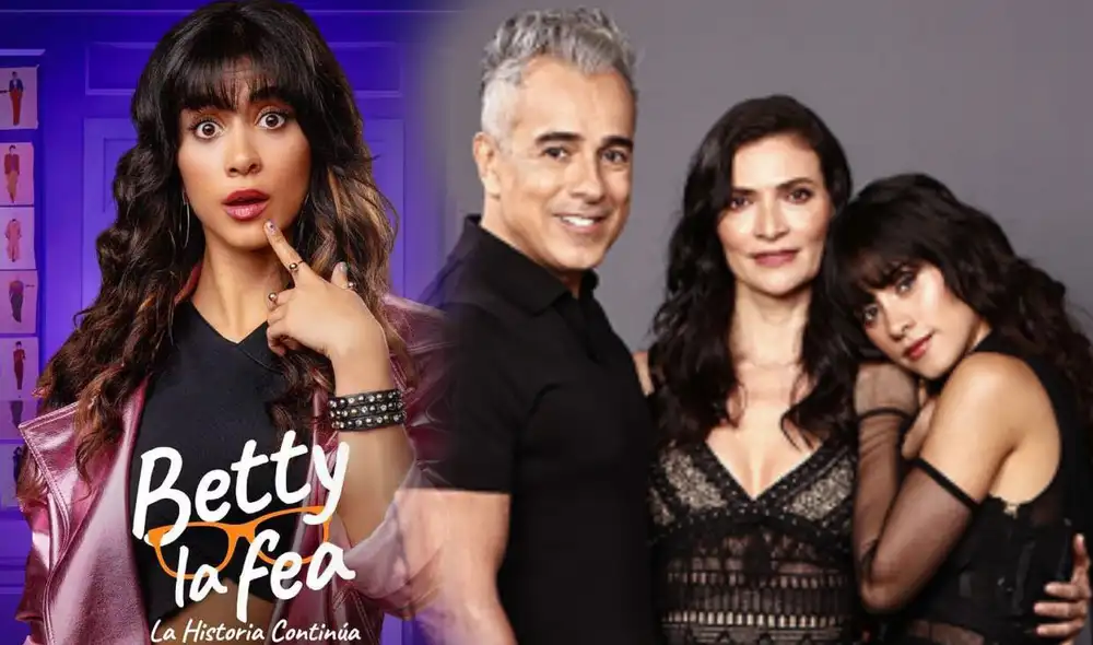 Juanita Molina en 'Betty, la fea: la historia continúa'. Foto: composición LR/difusión/el financiero