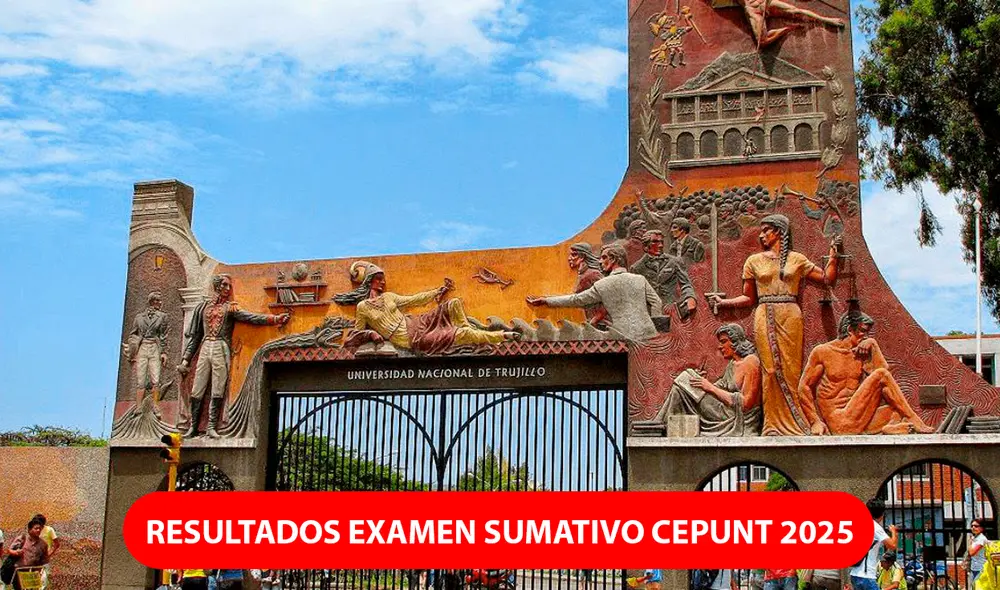 Fueron 3351 personas que participaron en el segundo Sumativo CEPUNT que se realizó en la sede de Trujillo. Foto: composición LR