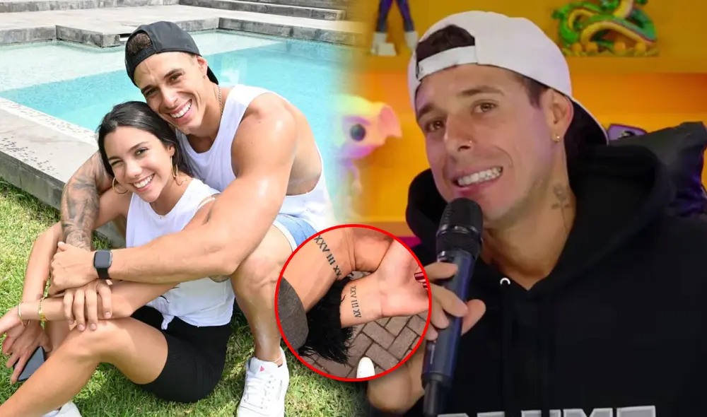 Hugo García habló acerca del tatuaje que tiene con Mafer Neyra, su expareja. Foto: composición LR/YouTube/Instagram/El Popular