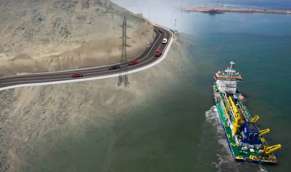 Megapuerto de Chancay se encuentra a más del 80% de avance. Foto: composición LR/Andina Megapuerto de Chancay se encuentra a más del 80% de avance. Foto: composición LR/Andina