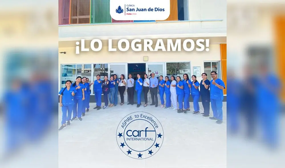 Foto: La Clínica San Juan de Dios de Piura reafirma su compromiso con la mejora continua.
