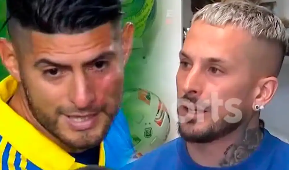 Carlos Zambrano y Darío Benedetto se pelearon en agosto del 2022 durante un partido entre Boca y Racing. Foto: composición LR/ESPN/TyC Sports Carlos Zambrano y Darío Benedetto se pelearon en agosto del 2022 durante un partido entre Boca y Racing. Foto: composición LR/ESPN/TyC Sports