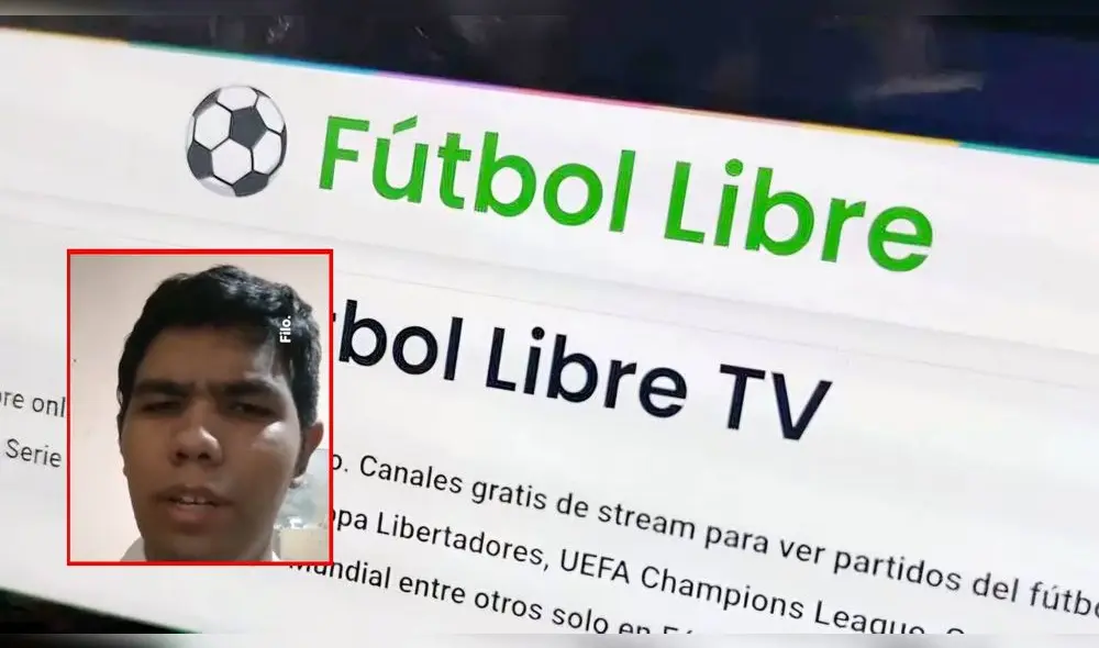 El bloque de la página fue un golpe duro para las transmisiones ilegales de fútbol. Foto: composiciónLR/Filo News