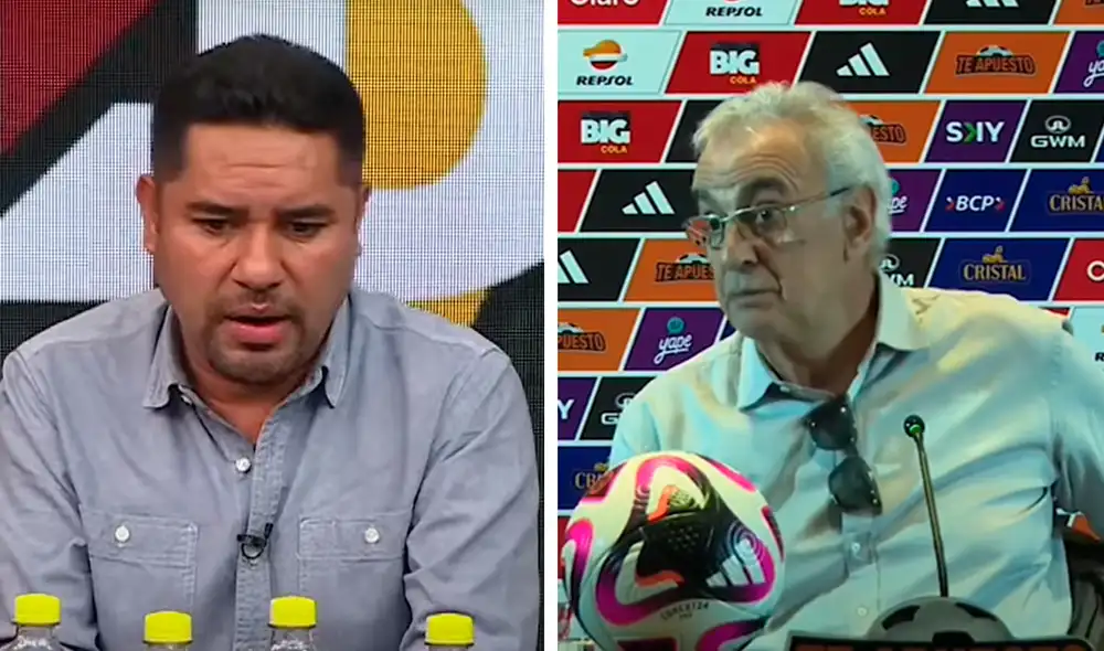 Fernando Egúsquiza señaló que no vio preocupación en Jorge Fossati por el presente de la selección peruana. Foto: composición LR/captura de 'Pase a la red'/Movistar Deportes
