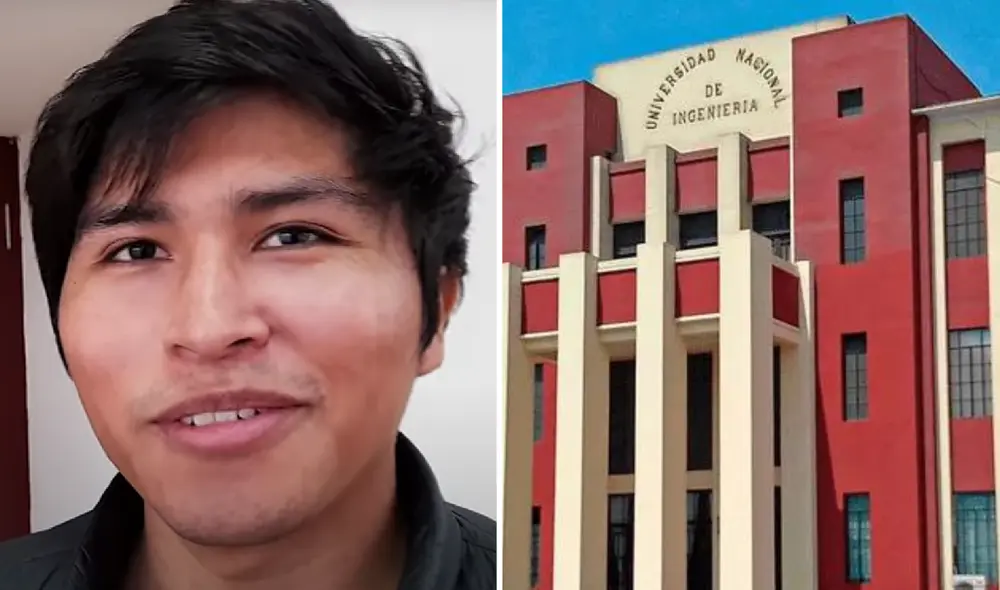 El joven estudiante de la UNI cursa, actualmente, la carrera de Ingeniería Estadística. Foto: composición LR/captura YouTube/Modesto Montoya/UNI