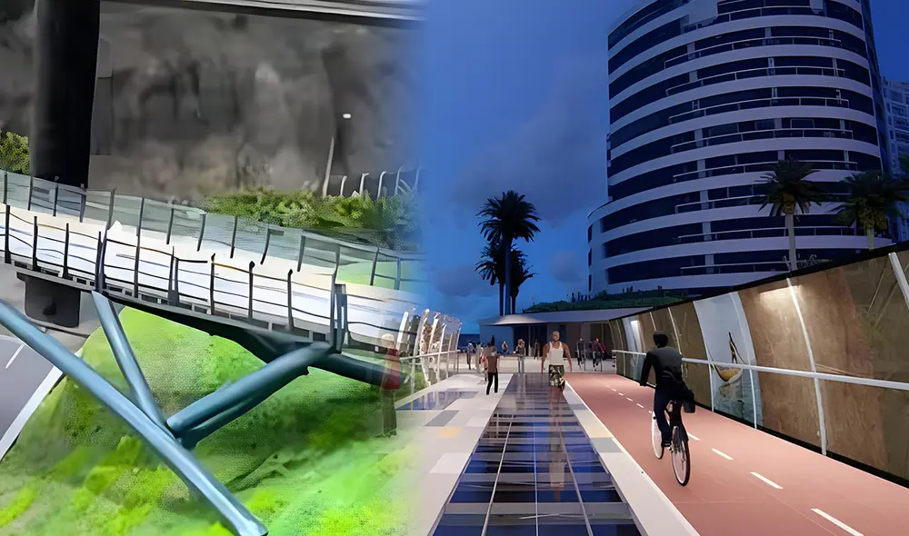 Inspirado en estructuras icónicas de otros países, este nuevo puente en Perú promete convertirse en un ícono arquitectónico y turístico. Foto: Difusión/Malecón de Miraflores/Municipalidad de Miraflores