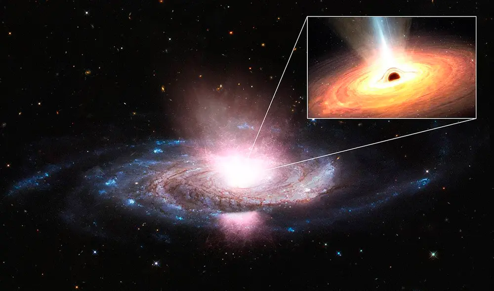 Los agujeros negros de masa intermedia son escasos en el universo. Los astrónomos encontraron 1 y lo vincularon a la Vía Láctea. Foto: ESA/ATG Los agujeros negros de masa intermedia son escasos en el universo. Los astrónomos encontraron 1 y lo vincularon a la Vía Láctea. Foto: ESA/ATG