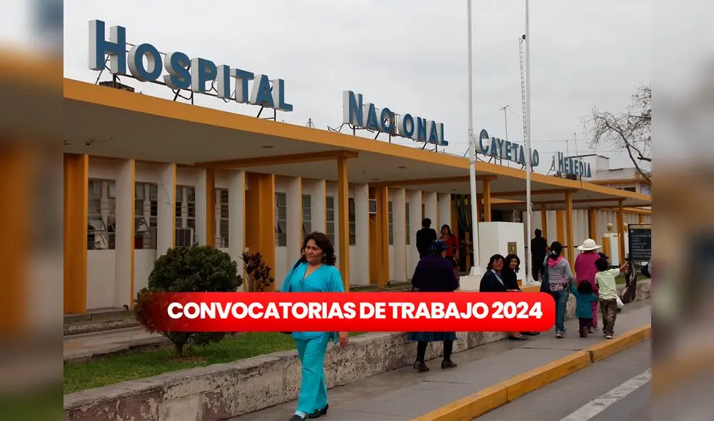 Postula hoy a la convocatoria laboral del Hospital Cayetano Heredia. Foto: Composición LR/Andina.