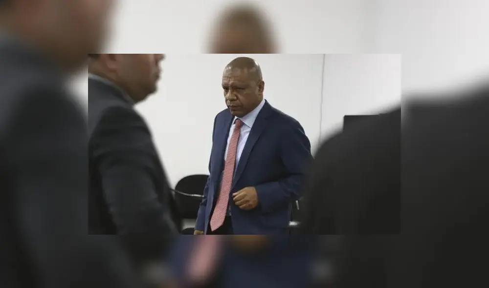 Luis Mejía Lecca, el 2018, durante una audiencia de prisión preventiva