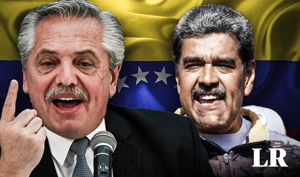 Alberto Fernández dijo que al gobierno de Maduro no le habían gustado sus declaraciones en una emisora radial. Foto: composición Fabrizio Oviedo/LR/El Mundo Alberto Fernández dijo que al gobierno de Maduro no le habían gustado sus declaraciones en una emisora radial. Foto: composición Fabrizio Oviedo/LR/El Mundo