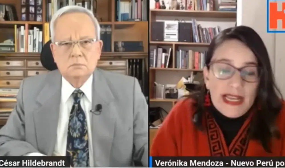 César Hildebrandt cuestionó a Verónika Mendoza por no responder por quién votaría en las elecciones de Venezuela. Foto: captura de César Hildebrandt César Hildebrandt cuestionó a Verónika Mendoza por no responder por quién votaría en las elecciones de Venezuela. Foto: captura de César Hildebrandt