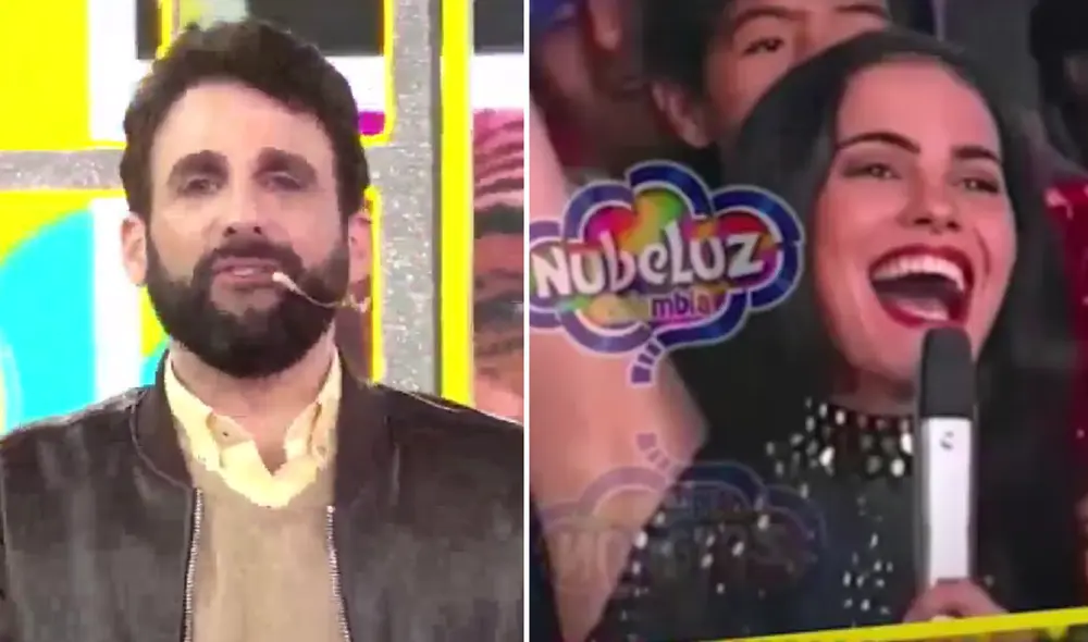 Karina Calmet estuvo durante un año como 'dalina' de Nubeluz. Foto: Composición LR/Captura Willax TV Karina Calmet estuvo durante un año como 'dalina' de Nubeluz. Foto: Composición LR/Captura Willax TV