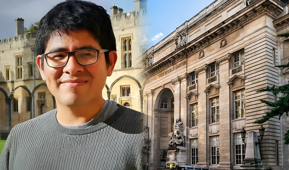 Después de obtener su doctorado en Oxford y trabajar en Bristol, Gustavo Quino Quispe se ha especializado en materiales avanzados para diversas industrias. Foto: composición LR/Gustavo Quino Quispe/Imperial College London