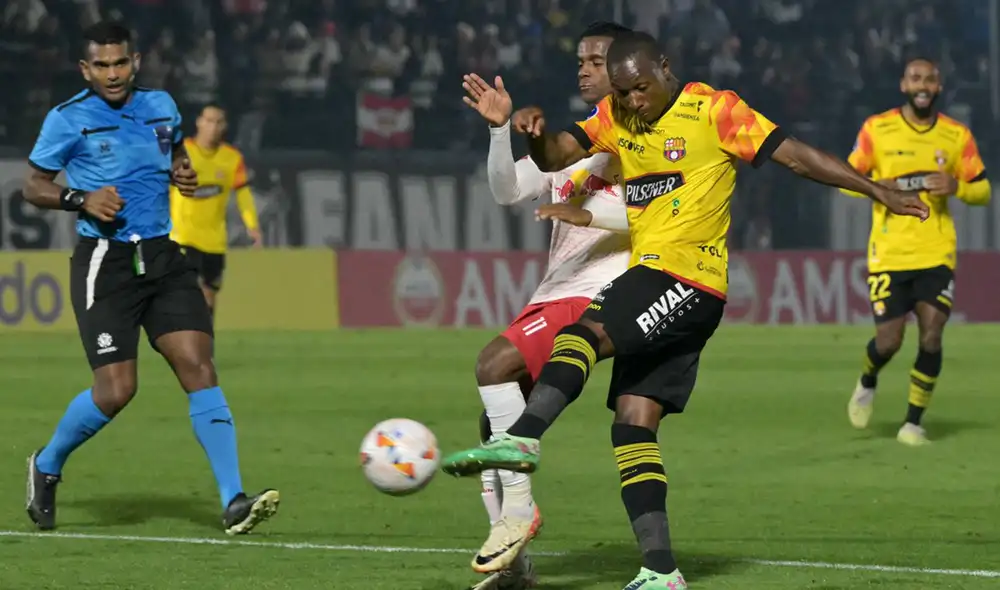 Barcelona SC y Bragantino habían empatado 1-1 en el partido de ida. Foto: Conmebol Sudamericana